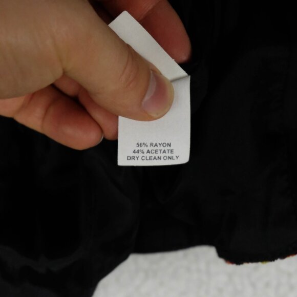 Double D Ranch Blazer Womens Large Black Cropped Western Embroidered Cross Open - Picture 9 of 9